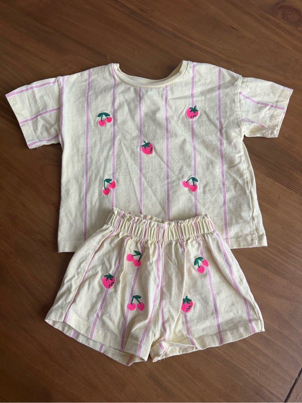 Zara Yellow Strawberry And Cherry Set